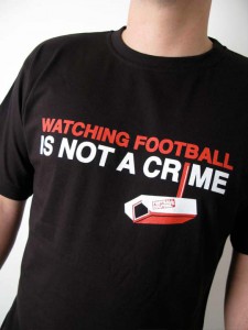 Watching football is not a crime