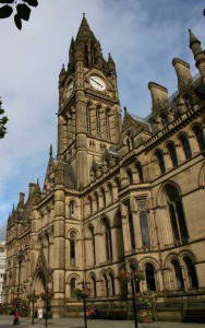 Manchester Town Hall, scene of the political disputes