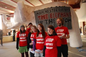 Campaigners highlight the omission of Manchester Airport's emissions