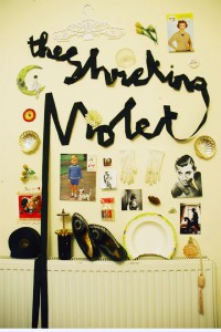 A cover of an edition of The Shrieking Violet fanzine