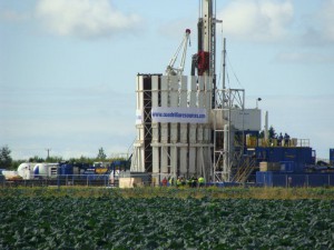 Cuadrilla Resource's exploratory gas rig