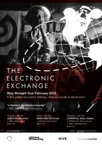 Electronic Exchange tour poster, featuring Neko Neko.