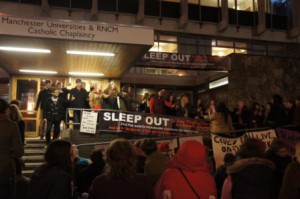 Sleepout crowd