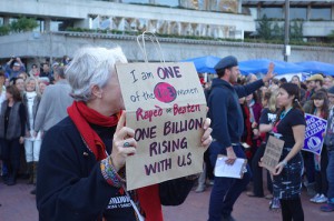 One billion rising in San Fransisco on the 40th anniversary of Roe vs Wade. Photograph: Steve Rhodes